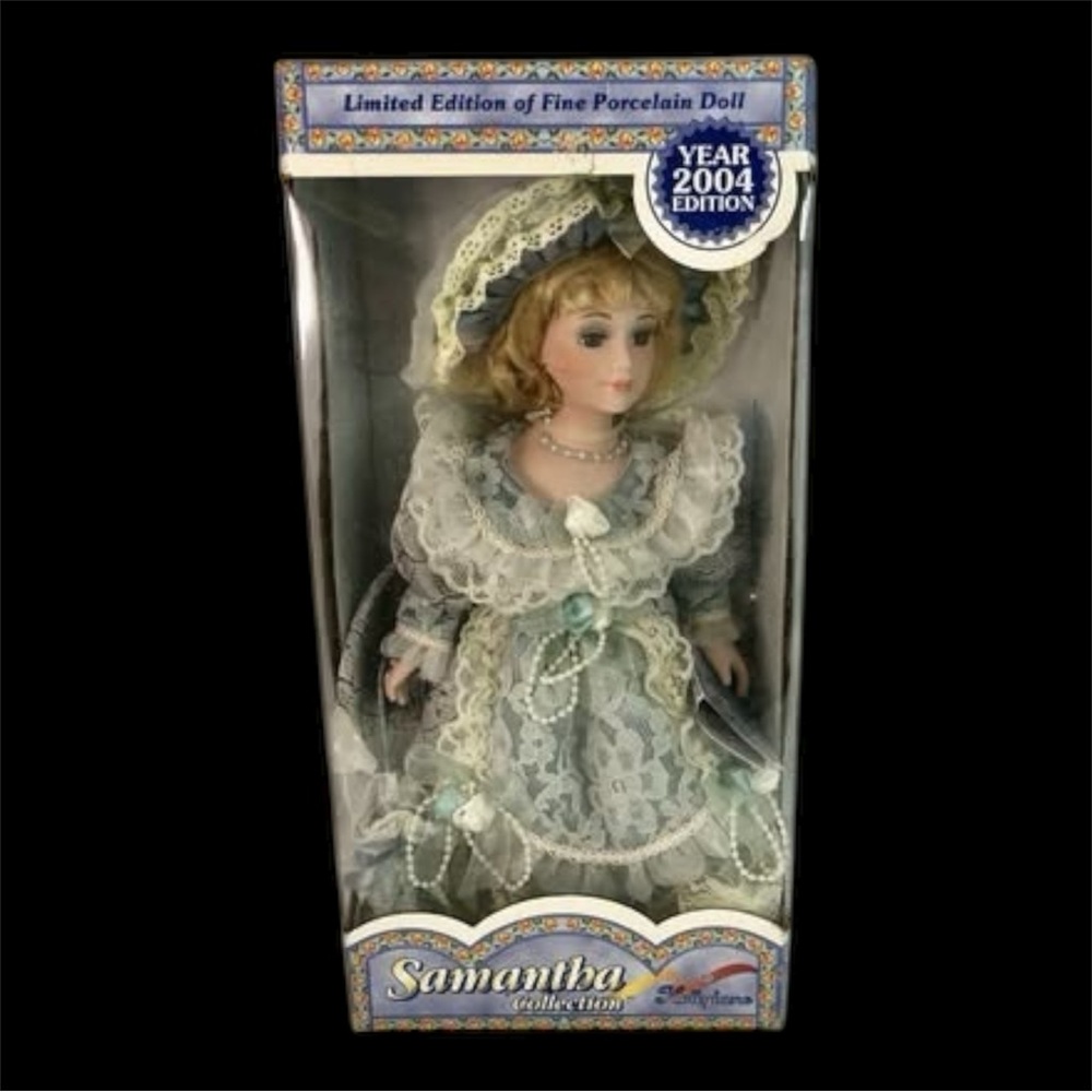 2004 Samantha Collection by Hollylane Porcelain Doll Collector's Doll Edition